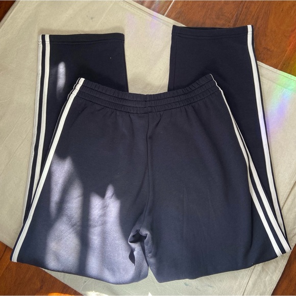 Adidas Fleece Sweatpants Navy - Picture 5 of 8